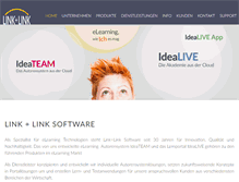 Tablet Screenshot of linkundlink.de